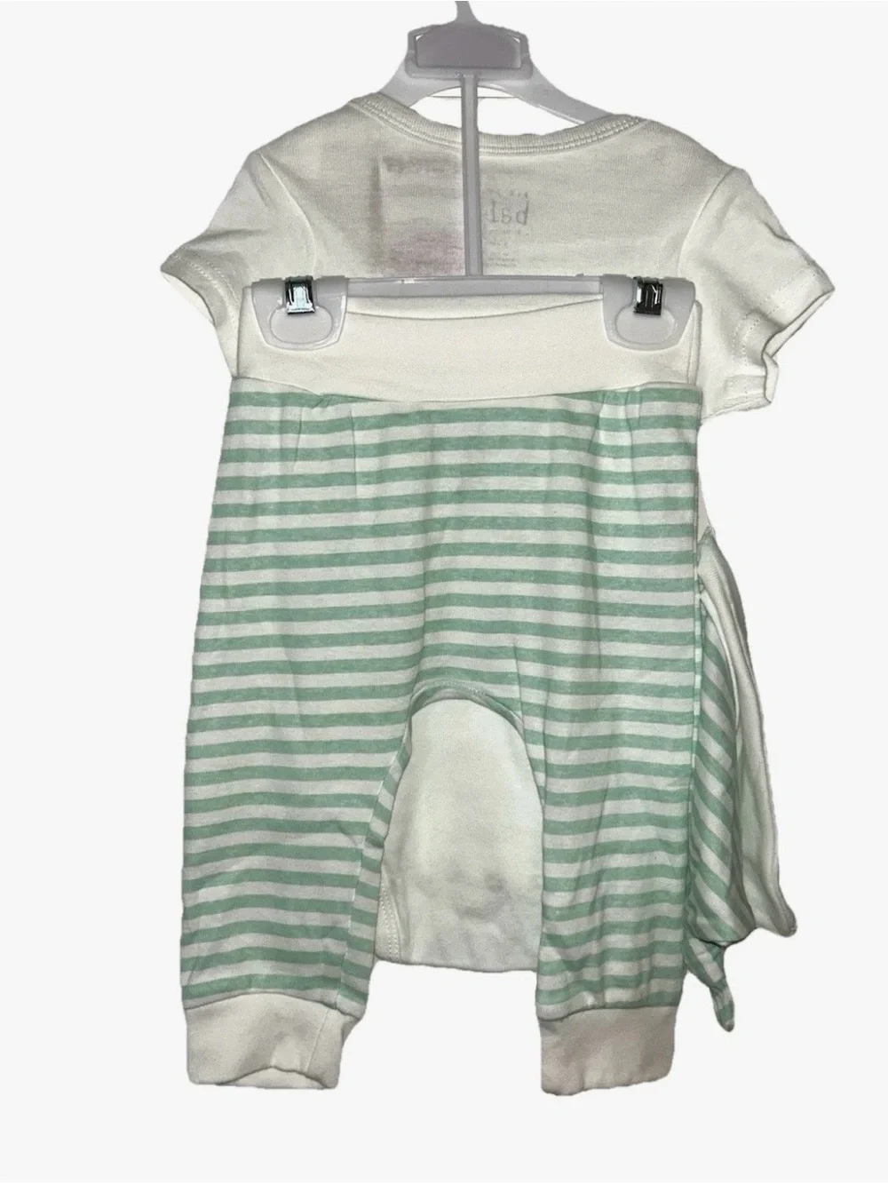 Rae Dunn Baby Unisex My First Easter 3-Pc Outfit 6-9 Months Stripes Springtime